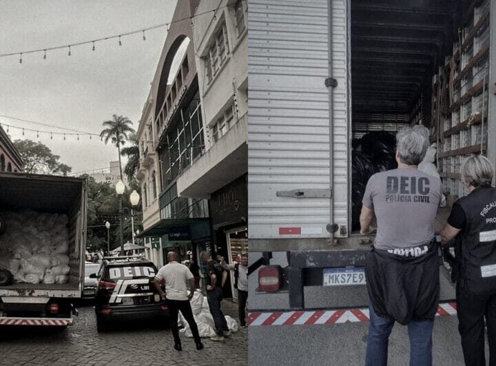 Polícia apreende mais de R$ 640 mil em produtos “piratas” na Grande Florianópolis