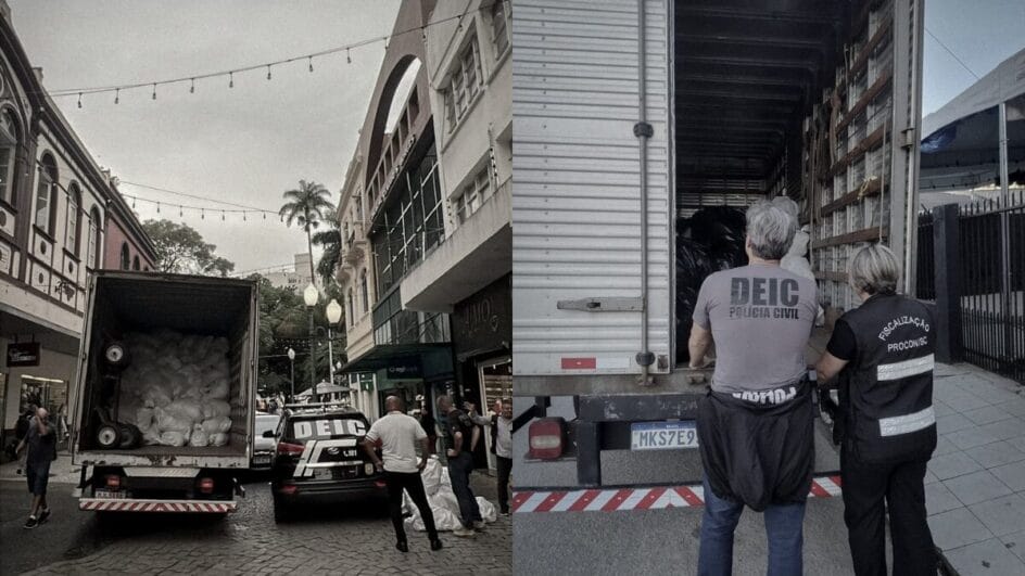 Polícia apreende mais de R$ 640 mil em produtos “piratas” na Grande Florianópolis