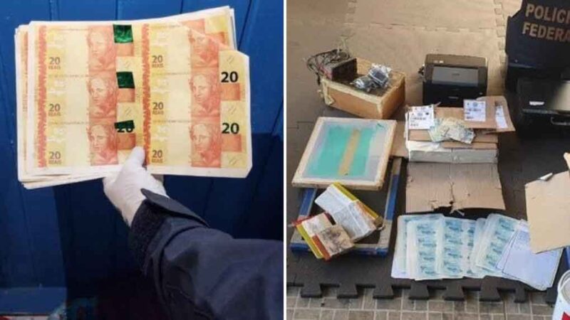 Polícia Federal combate a fabricação de cédulas falsas em SC
