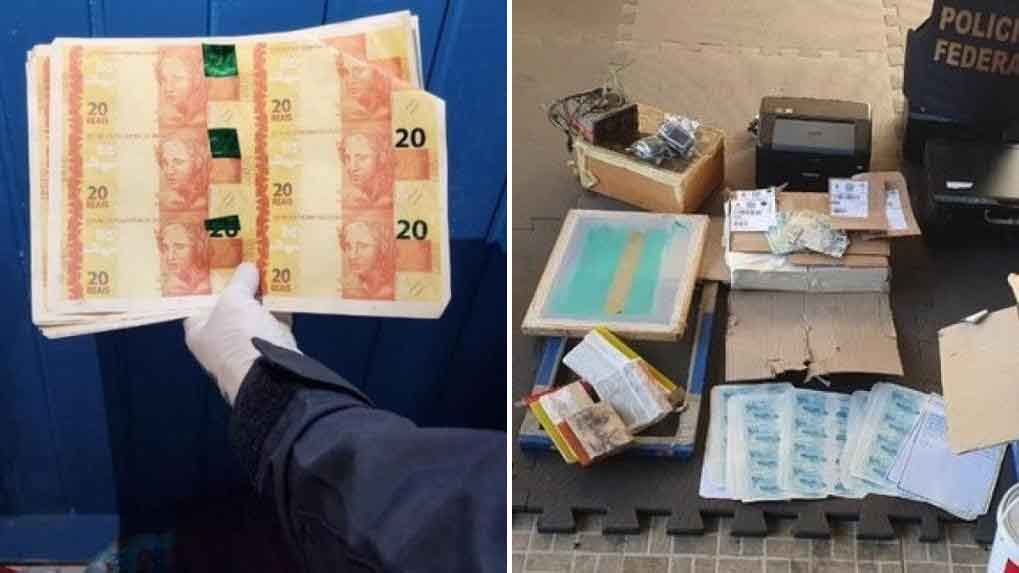 Polícia Federal combate a fabricação de cédulas falsas em SC