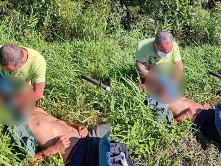 Ex-bombeiro voluntário socorre ciclista após mal súbito na divisa entre SC e PR