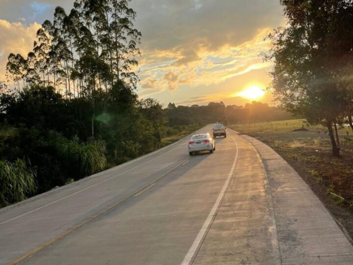O trecho entre Canoinhas e Monte Castelo da SC-477 é liberado seis meses antes do prazo com pavimento novo