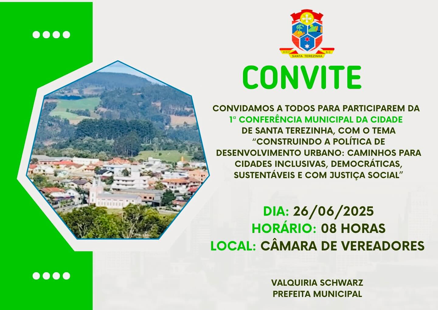 1ª Conferência da Cidade de Santa Terezinha