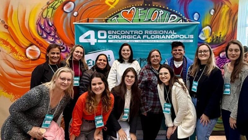 Enfermeiros de São Bento do Sul participam de encontro Estadual sobre tratamento de feridas