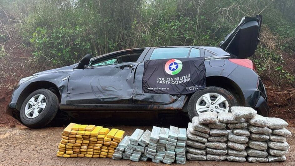 Operação intercepta cerca de 120kg de drogas, incluindo supermaconha, em Chapecó
