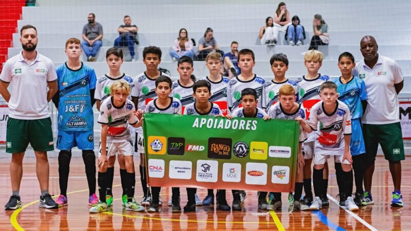 Futsal masculino Sub 13 joga hoje em Jaraguá do Sul