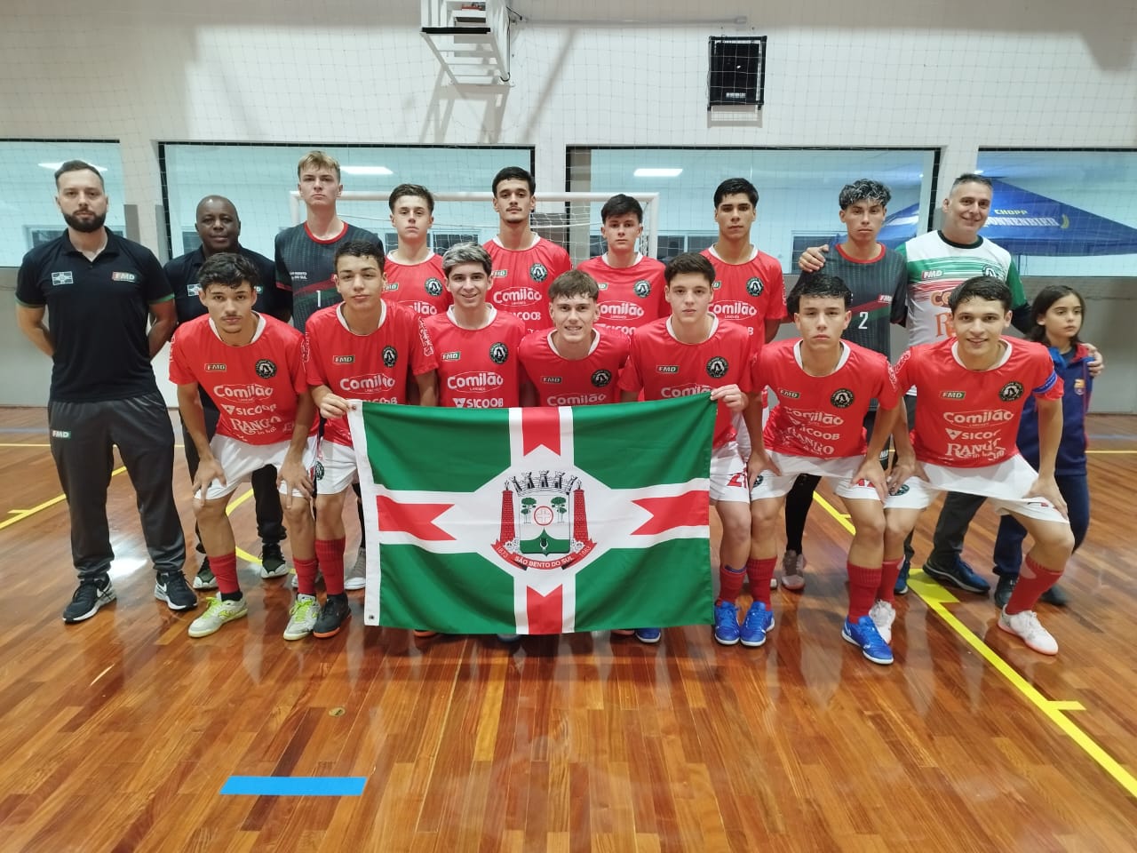 Nosso Futsal Sub 17 masculino vai a São Francisco nesta quarta-feira (04) e joga em casa no próximo sábado (07)