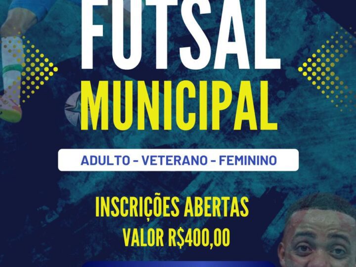 Inscrições Abertas para o Campeonato Municipal de Futsal 2025 em Santa Terezinha
