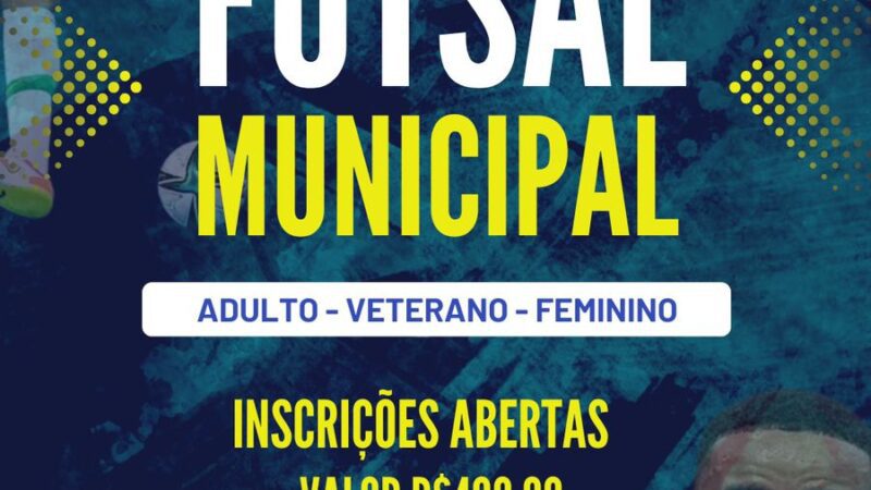 Inscrições Abertas para o Campeonato Municipal de Futsal 2025 em Santa Terezinha