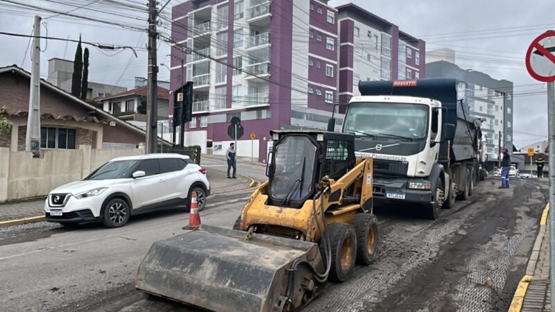 Prefeitura inicia nova fase de recapeamento asfáltico em ruas da cidade