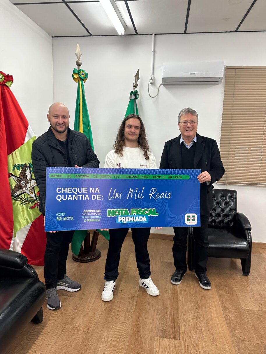 Morador da Serra Alta é contemplado com R$ 1 mil na campanha “Nota Fiscal Premiada”