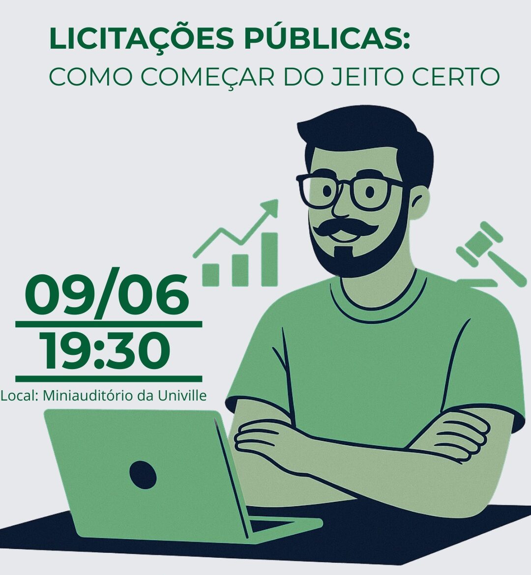 Palestra gratuita sobre licitações públicas será realizada na Univille