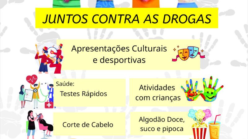 Prefeitura promove ação “Juntos Contra as Drogas” na Praça do Céu