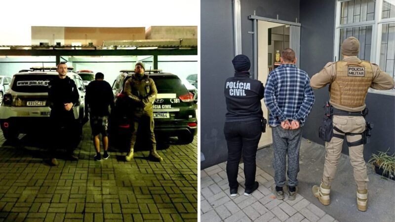 Dois suspeitos de envolvimento em quádruplo homicídio são presos em São João Batista