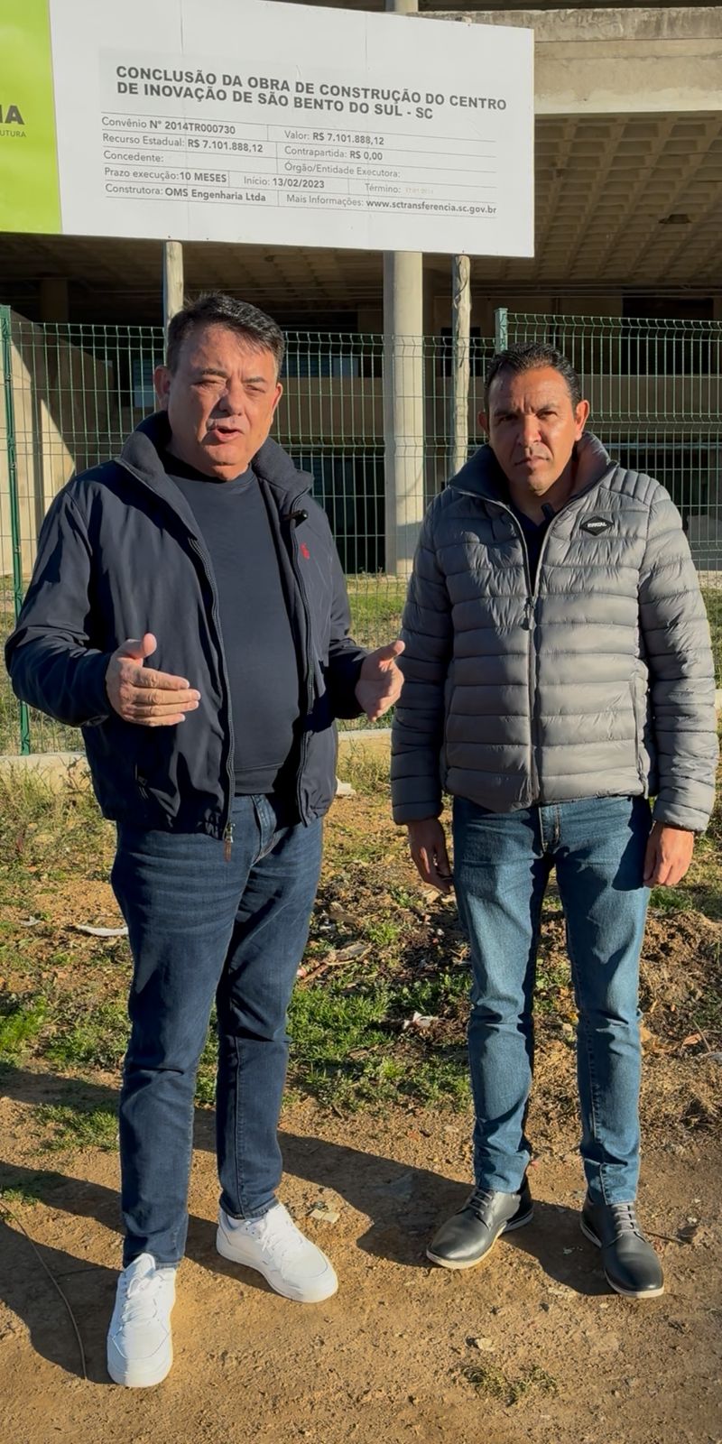 Deputado Mauricio Peixer visita São Bento do Sul e reforça compromisso com o desenvolvimento do município