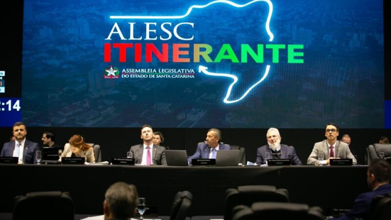 Alesc Itinerante aproxima o Legislativo da população em Mafra