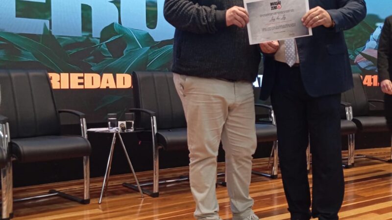 Vereador Luiz da Luz participa do lançamento da Frente Parlamentar Invasão Zero na Alesc