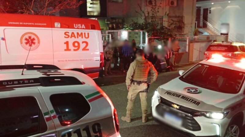 Casal é vítima de tentativa de homicídio no centro de Florianópolis