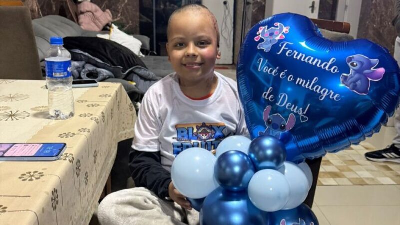 Menino que teve 70% do corpo queimado em Itajaí deixa hospital após 114 dias