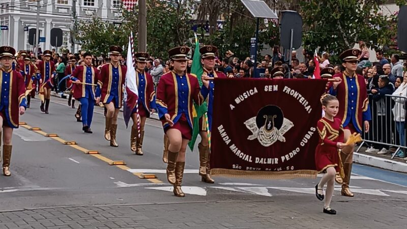 Inscrições abertas para o Desfile Cívico da Independência 2025 em São Bento do Sul