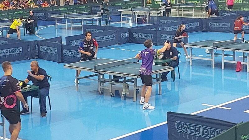 Tênis de mesa disputa a Liga Litorânea e os Jubs neste final de semana