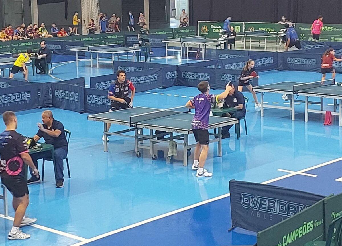Tênis de mesa disputa a Liga Litorânea e os Jubs neste final de semana
