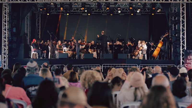 Mil pessoas prestigiam concerto da Orquestra Filarmônica em Campo Alegre
