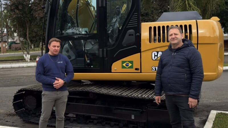 Monte Castelo recebe escavadeira hidráulica: investimento de R$ 630 mil vai fortalecer infraestrutura e agricultura
