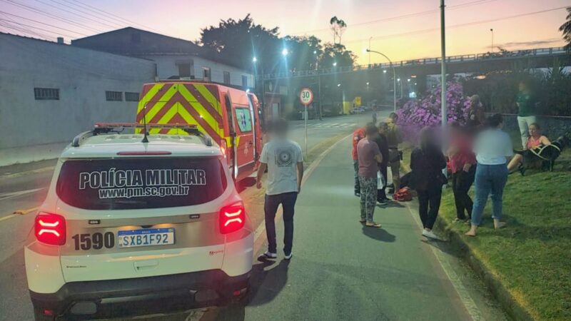 Após furtar bicicleta, homem é agredido em Jaraguá do Sul