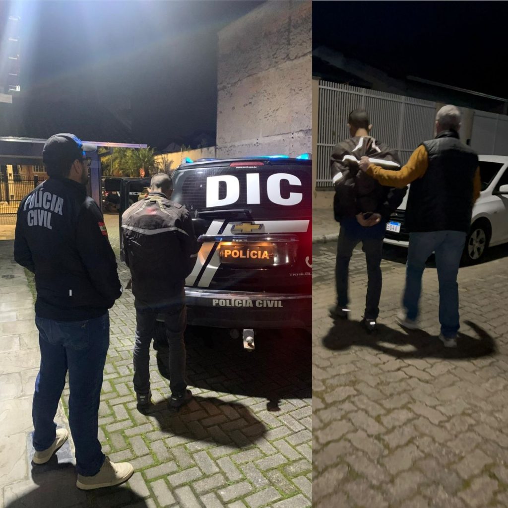 Criminoso foragido do Amazonas é preso pela DIC em Jaraguá do Sul