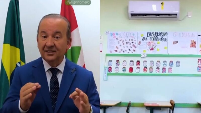 Ar-condicionado em todas as salas e câmeras nas escolas: SC eleva padrão das escolas públicas