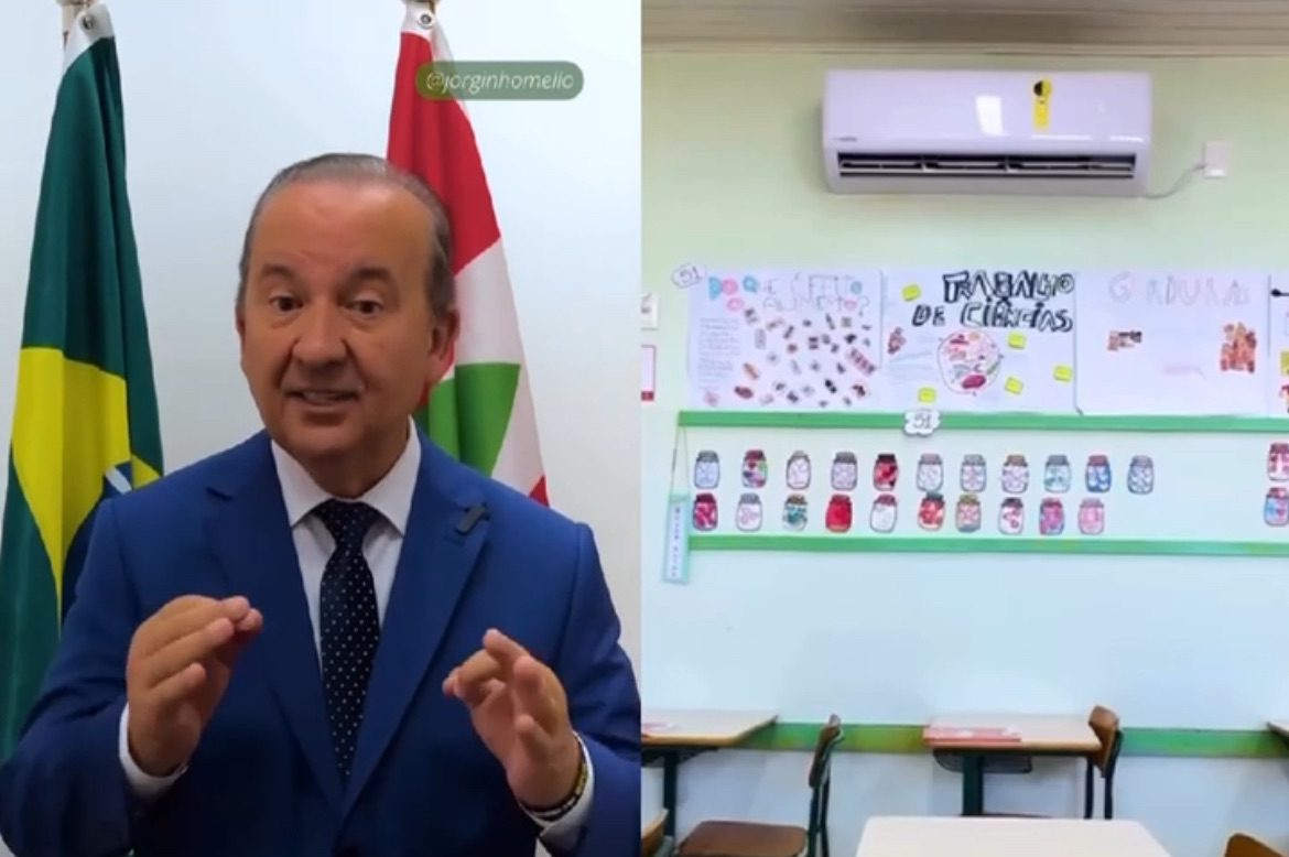 Ar-condicionado em todas as salas e câmeras nas escolas: SC eleva padrão das escolas públicas