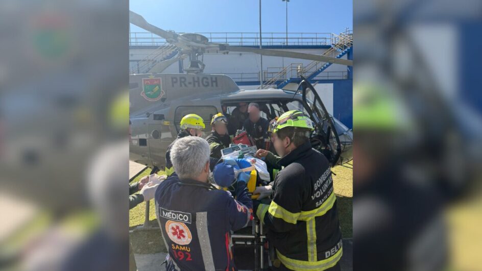 Peça de quase cinco toneladas cai sobre trabalhador dentro da ETA Cubatão em Joinville