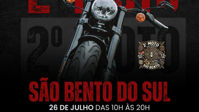 Vem aí o 2º Moto São Bento no dia 26 de julho