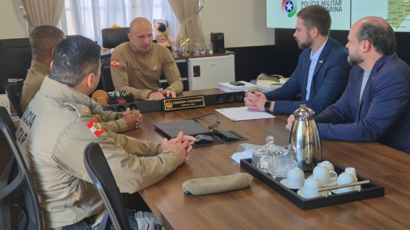 Entidades de São Bento do Sul se unem e oficializam pedido de aumento do efetivo policial ao Comando-Geral da PM