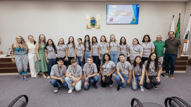 Vereadores mirins de Guaramirim garantem vaga em projeto nacional em Brasília