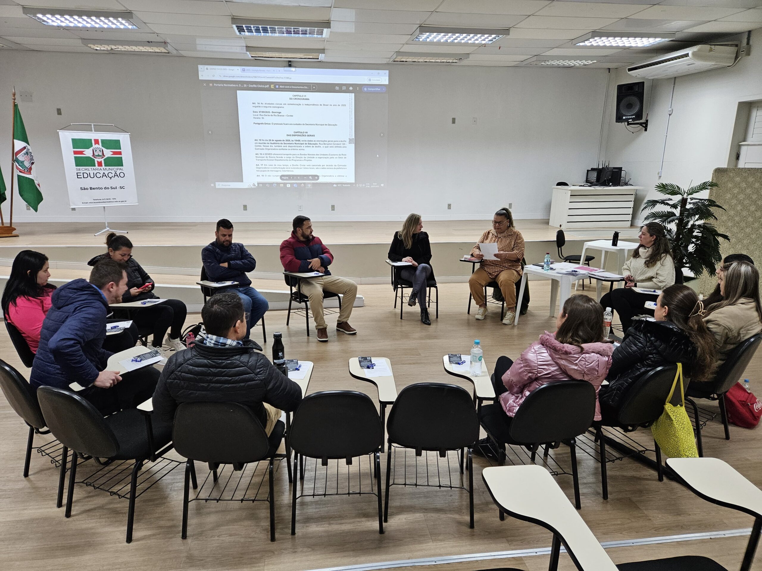 Educação reúne equipes de Bandas e Corpo Coreográfico