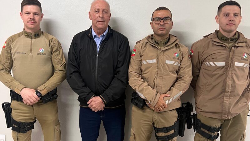 Deputado Oscar Gutz articula com a Polícia Militar a construção de novas estruturas no Alto Vale