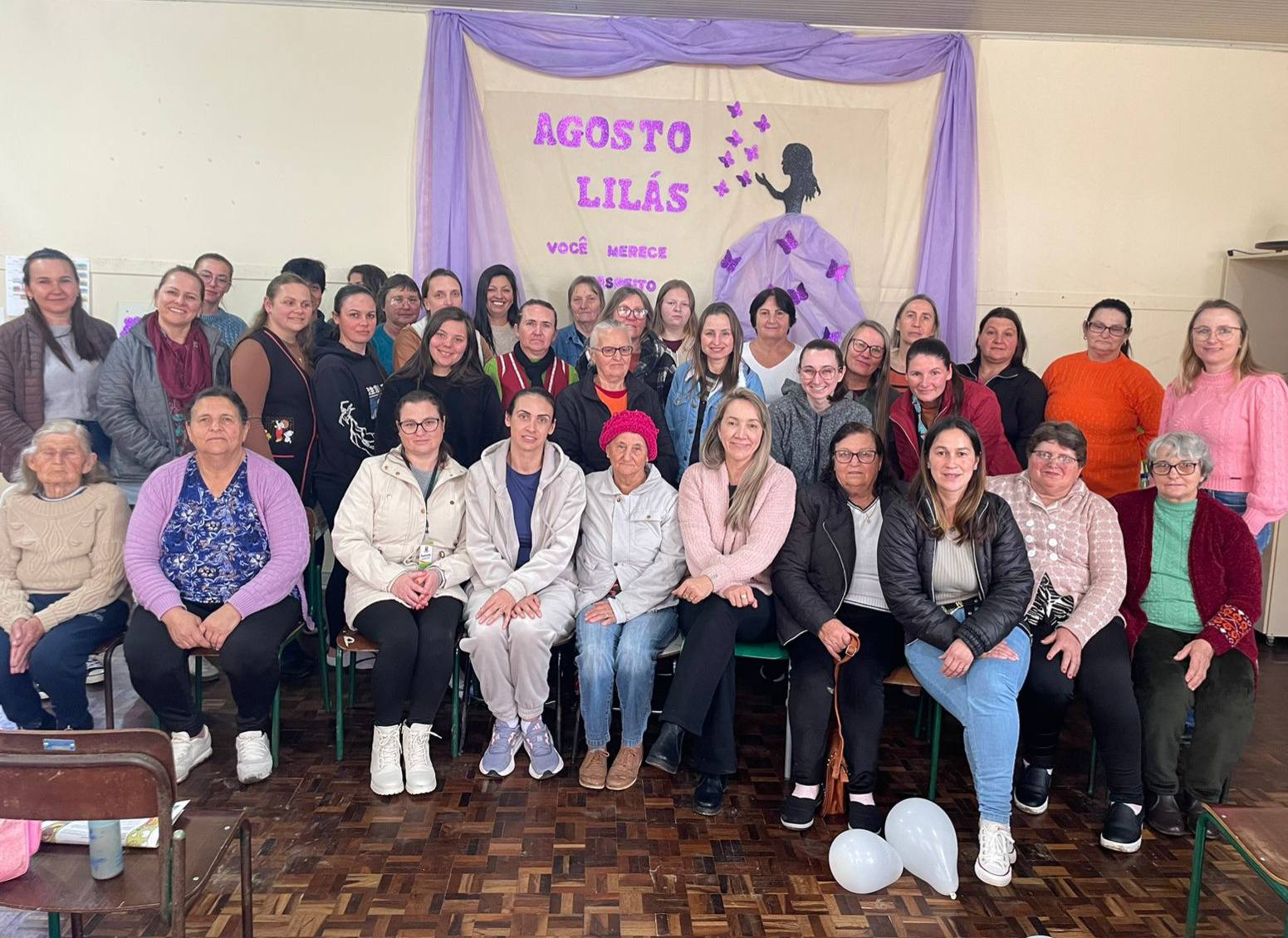 Mulheres que Inspiram, Histórias que Transformam: Santa Terezinha se une pelo fim da violência contra a mulher