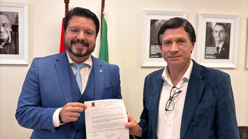 Vereador Pascoal Schultz garante R$ 200 mil para construção de capela mortuária no Colorado e segue abrindo portas em Florianópolis