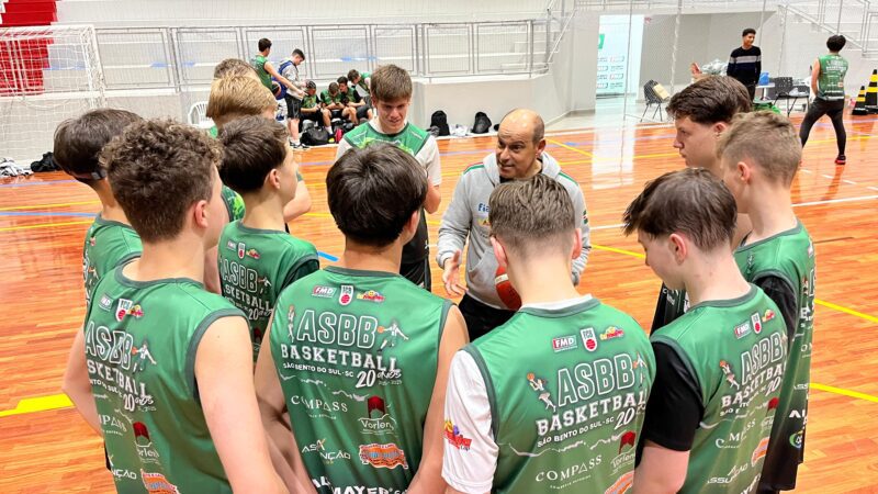Basquetebol de São Bento do Sul representa o Brasil em evento internacional contra os EUA
