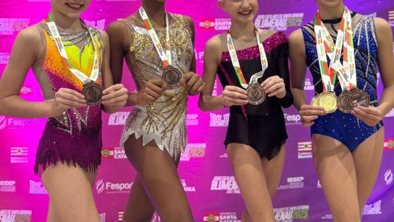 Joinville recebe Campeonato Estadual de Ginástica Rítmica e reforça tradição como polo da modalidade no Brasil