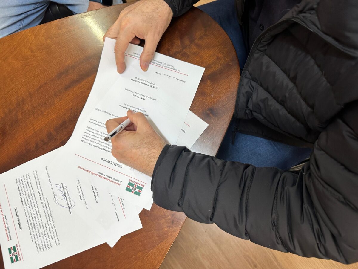 Prefeitura de São Bento do Sul autoriza pavimentação de três ruas no bairro Serra Alta