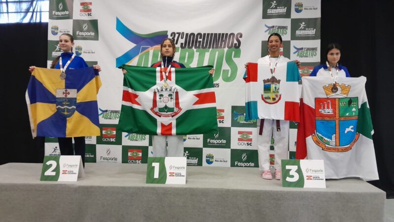São Bento do Sul trouxe 24 medalhas dos Joguinhos Abertos de Santa Catarina 2025