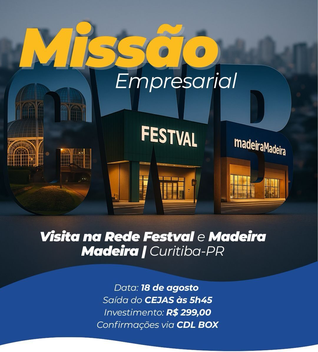 CDL Jaraguá do Sul promove Missão Empresarial a Curitiba com foco em inovação no varejo e transformação digital