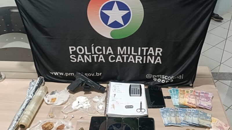 Dupla é presa por tráfico e corrupção de menores em Três Barras