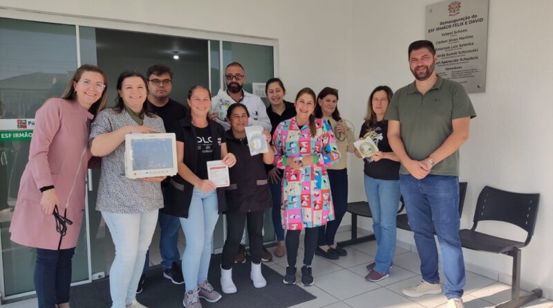 Prefeitura de Papanduva entrega monitor de sinais vitais com monitor cardíaco no Posto Félix