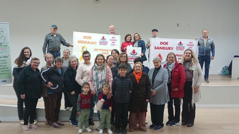 Importância da doação de sangue é tema de encontro