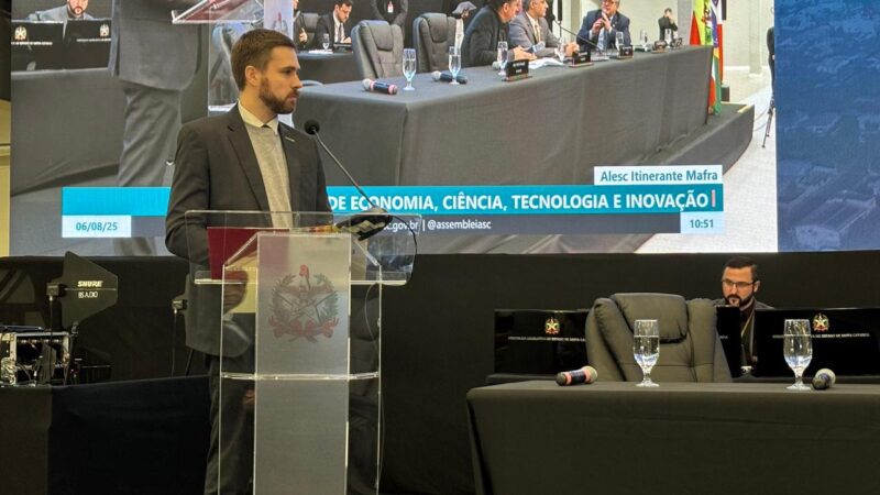 Presidente da Acisbs solicita atenção ao tarifaço e infraestrutura da SC-418