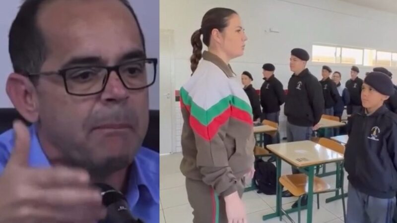 Vereador ataca colégios militares de SC e diz que policiais são despreparados